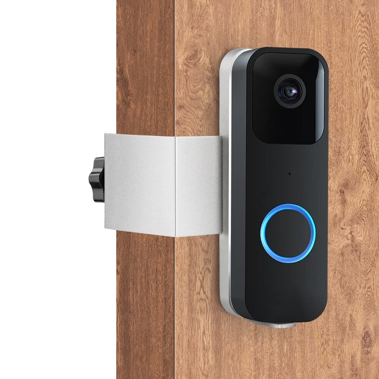 For Blink Doorbell Bracket No-Drilling Easy Installation Mount — Mount(Black)