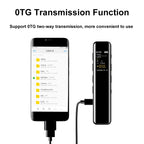 G1 0.96-Inch IPS Color Screen HD Smart Mini Noise Reduction Timer Recorder