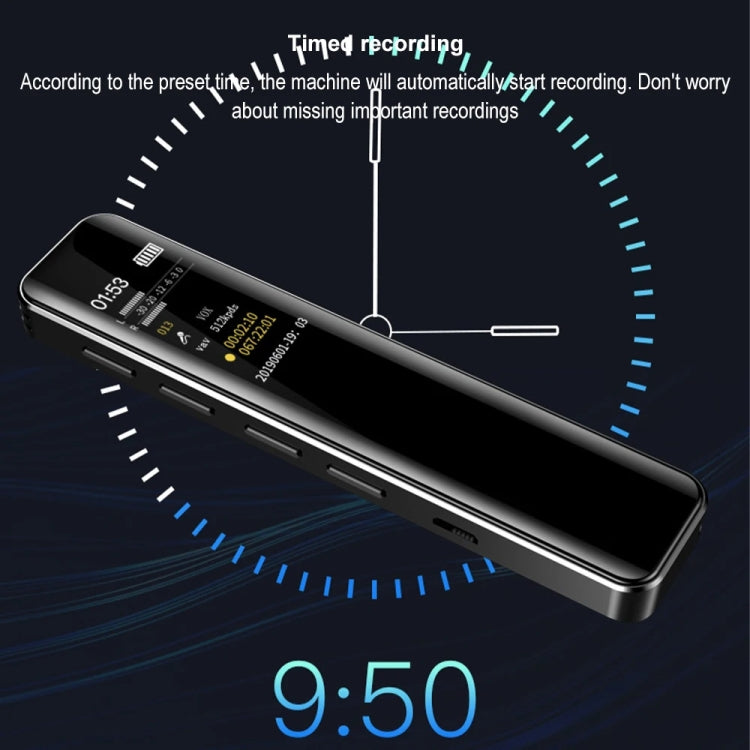 G1 0.96-Inch IPS Color Screen HD Smart Mini Noise Reduction Timer Recorder