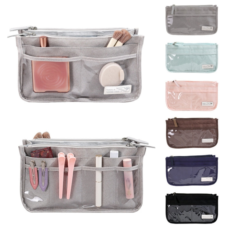 Multifunctional Handheld Cosmetic Bag Travel Toiletries Storage Bag — Black