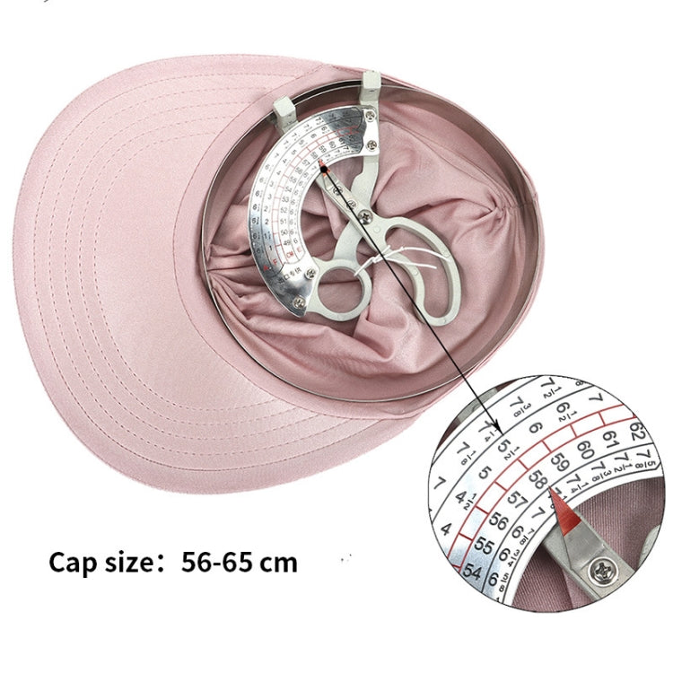 Women Visor Sun Protection Cap Elastic Hollow Large Brim Hat — view 7