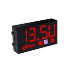 Compact LED Digital Display Time Voltmeter