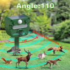 Outdoor Solar Animal Driving Device Ultrasonic Waterproof Infrared Sensor — view 10