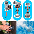 For Intex Pool Plunger Valves O-Ring Rubber 25076RP Washer Ring Kit