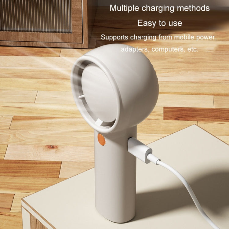 Mini Turbo Handheld Electrical Fan Portable USB Rechargeable Small Fan