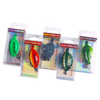 5colors /Set HENGJIA FO016 Lua Thunder Brogue Dummy Bait Turtle Sequins Fishing Bait — view 4