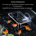 Acrylic Transparent Feeding Ring Fish Tank Feeder Floating Fixed Fish Feeder — view 11