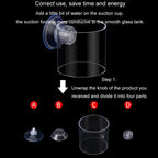 Acrylic Transparent Feeding Ring Fish Tank Feeder Floating Fixed Fish Feeder — view 12