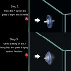 Acrylic Transparent Feeding Ring Fish Tank Feeder Floating Fixed Fish Feeder — view 13