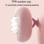 Sunflower Suction Cup Shower Ball Scrubbing Back Bathing Towel — view 7