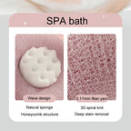 Sunflower Suction Cup Shower Ball Scrubbing Back Bathing Towel — view 8