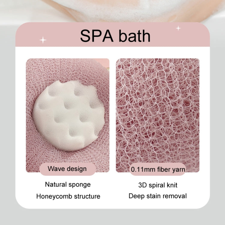 Sunflower Suction Cup Shower Ball Scrubbing Back Bathing Towel — view 8