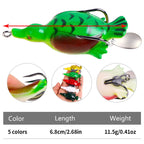 5colors /Set HENGJIA FO017 Lua Thunder Brogue Dummy Bait Blackfish Sequins Fishing Bait — view 3