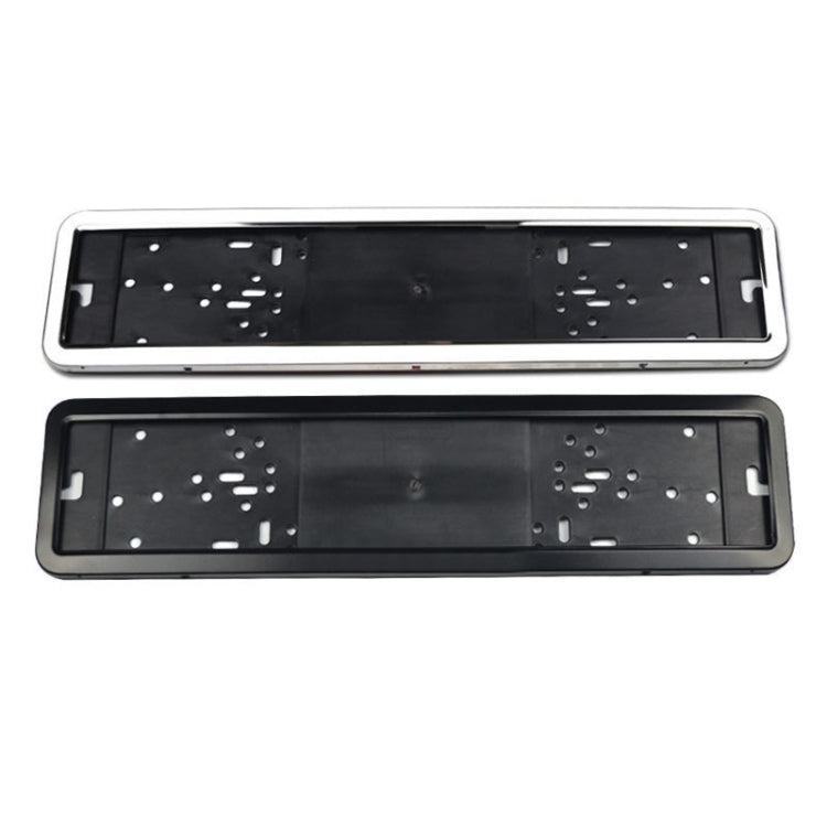 European/Russian/Ukrainian Stainless Steel License Plate Frame