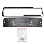 European/Russian/Ukrainian Stainless Steel License Plate Frame