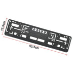European Standard Single-strip Plastic License Plate Frame