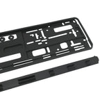 European Standard Single-strip Plastic License Plate Frame