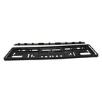 European Standard Single-strip Plastic License Plate Frame
