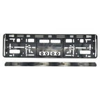 European Standard Single-strip Plastic License Plate Frame