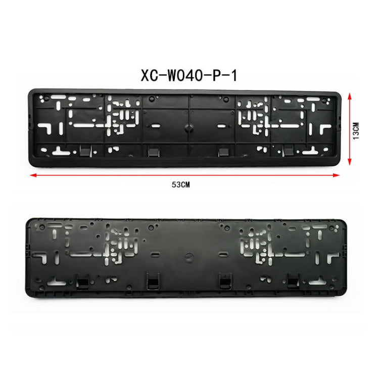 European Plastic Car License Plate Modified Frame Holder