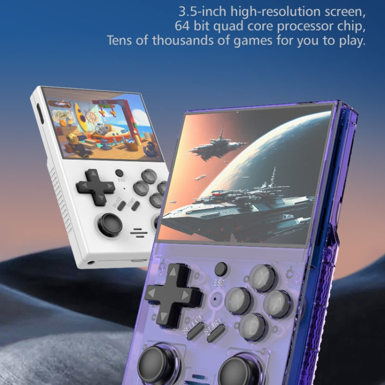 R35PLUS 3.5 Inch Handheld Game Console Built-in 64G 10, 000+ Games