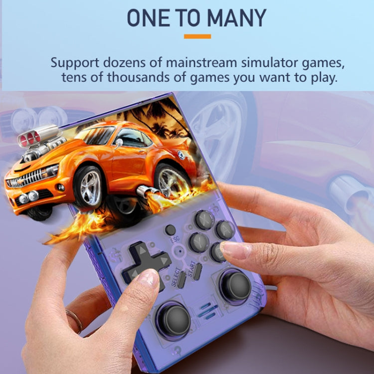 R35PLUS 3.5 Inch Handheld Game Console Built-in 64G 10, 000+ Games