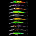 10colors /Set HENGJIA MI103 Diving Minnow Dummy Bait Biomimetic Lua Hard Lure — view 4