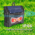 Outdoor Ultrasonic Solar Mouse Repeller LED Flash Animal Repeller — view 7