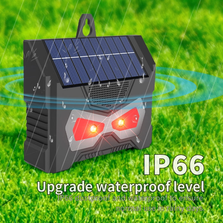Outdoor Ultrasonic Solar Mouse Repeller LED Flash Animal Repeller — view 7
