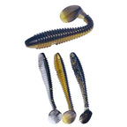 HENGJIA Spaghetti Worm T-Tail Soft Bait Spiral Fishing Dummy Lures — view 10