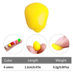 HENGJIA SO183 Floating Water Corn Soft Bait Plastic Lua Dummy Lures — Luminous Color