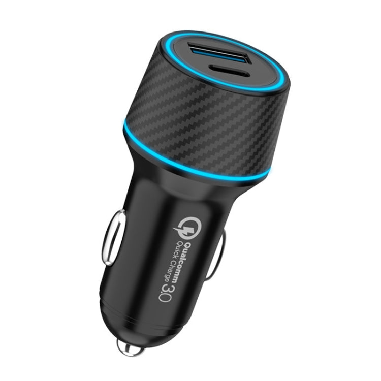 QIAKEY Dual Fast Charging Charger One To Two Cigarette Lighter — TH218 36W
