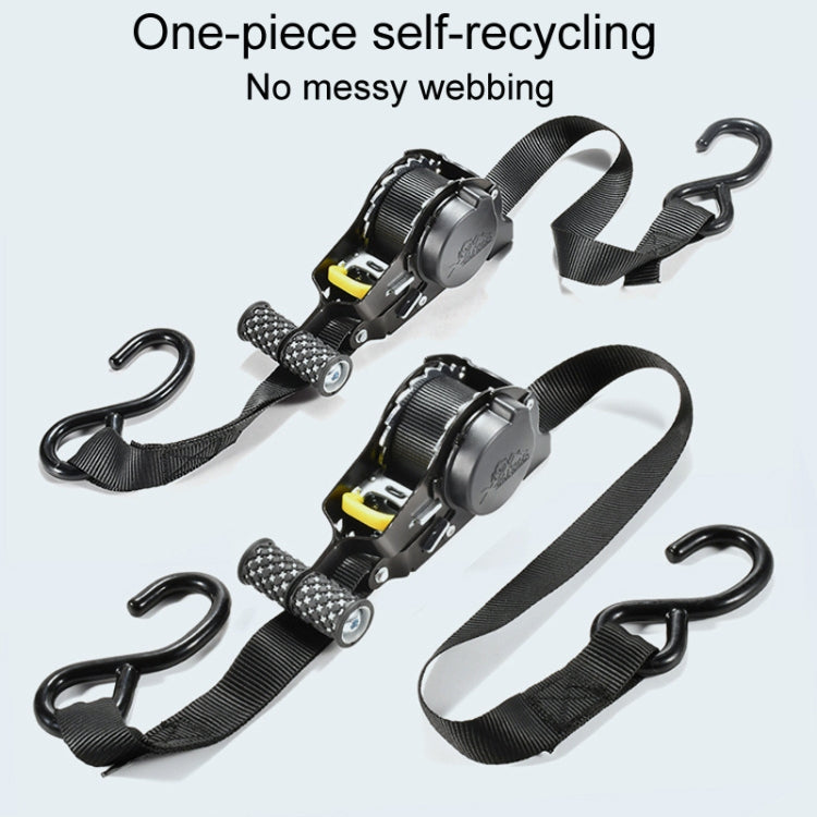 Auto Retract Tensioner Automobile And Motorcycle Cargo Fixing Straps