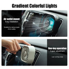 F11 Car USB Colorful Gradient Light Cooling Fan Automotive Interior — view 8