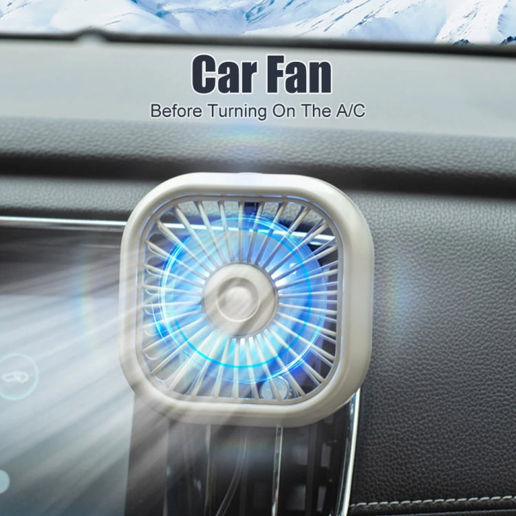 F11 Car USB Colorful Gradient Light Cooling Fan Automotive Interior — view 10