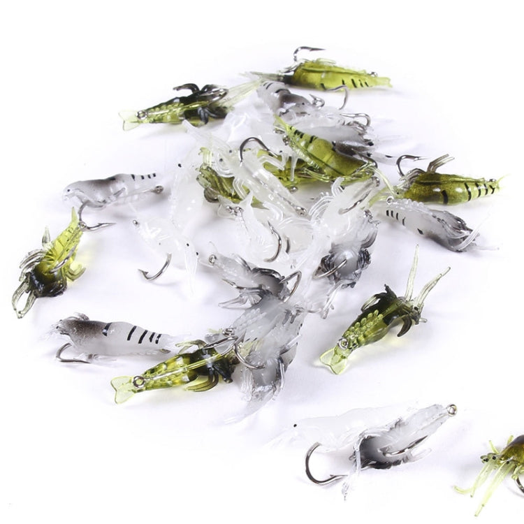 5pcs /Pack HENGJIA SO064 Imitation Grass Shrimp Dummy Bait Lua Fishing Soft Lures — view 6