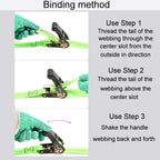 Motorcycle Ratchet Tensioner Cargo Bundling And Luggage Fixing Straps