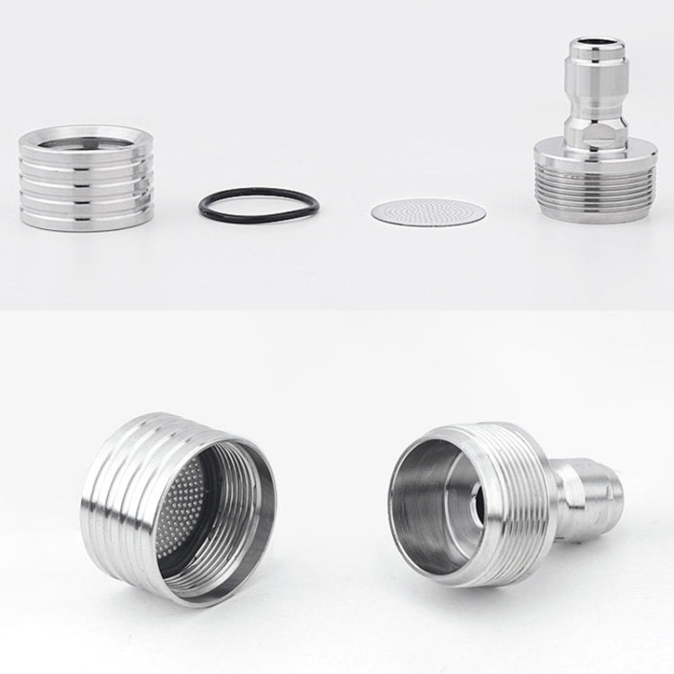 High-pressure Car Wash 1/4 Fast Insert Water Lance Stainless Steel Sprinkler Anti-splash — view 7