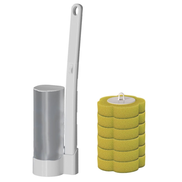 Disposable Toilet Brush Dissolving Replacement Brush Toilet Cleaning Set
