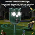 Five-Level Frequency-Adjustable Outdoor Ultrasonic Solar-Powered Animal Repellent — view 6
