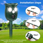 Five-Level Frequency-Adjustable Outdoor Ultrasonic Solar-Powered Animal Repellent — view 7