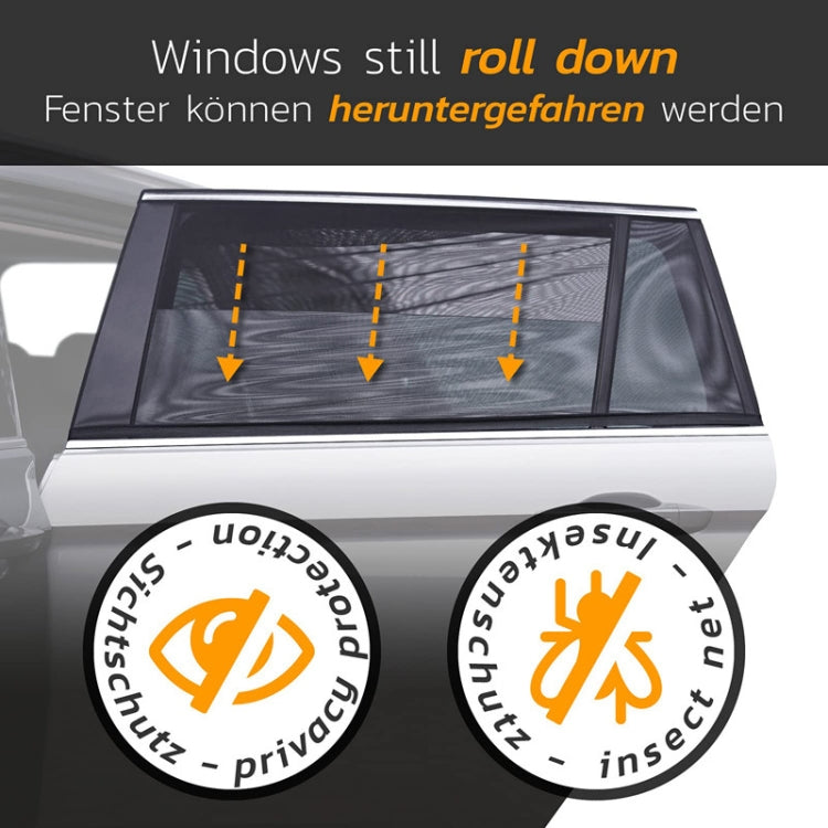 Car Sun Protection Anti-mosquito Window Zipper Sunshade