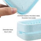 Bathroom Drainage Dual Layer Soap Box Plastic Put Soap Holder — view 3