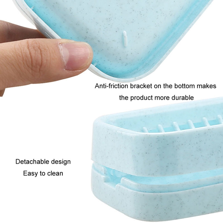 Bathroom Drainage Dual Layer Soap Box Plastic Put Soap Holder — view 3