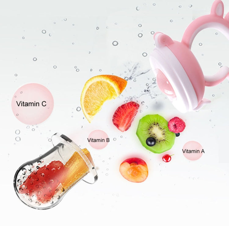 Baby Pacifier Fruit Vegetable Auxiliary Feeder Cute Deer Fruit Bite Pouch Teething Stick — view 10