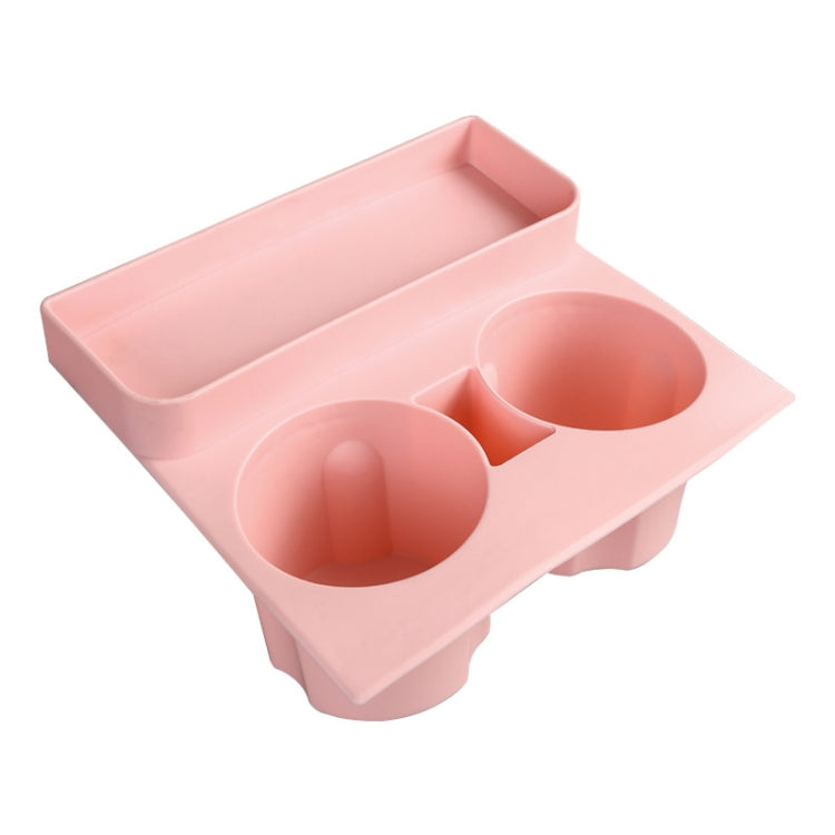 For Tesla Model3/Y Central Water Cup Limiter Silicone Coaster — Pink