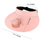 Summer Outdoor Sun Protection Adjustable Rotating Fan Sun Hat — view 5