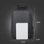 Expandable Business Waterproof Laptop Backpack With USB Port — view 5