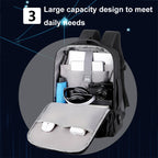 Expandable Business Waterproof Laptop Backpack With USB Port — view 9