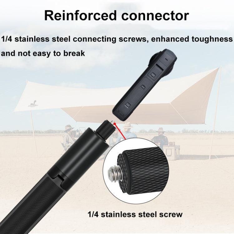 Retractable Integrated Camera Panoramic Invisible Selfie Stick Tripod, 1.22m For Insta360 One X